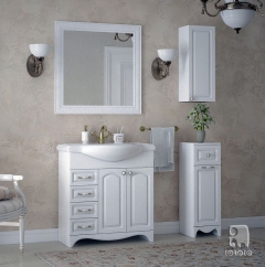Комплект мебели для ванной Corozo Corozo Класика 80 Белый