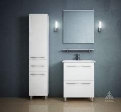Комплект мебели для ванной Corozo Koral Мирэль 70 Белый